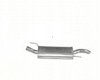 фото №1, Глушитель конечный vw golf iii poj. 1,6+1,8+2,0 +1,9 дизель хэтчбек