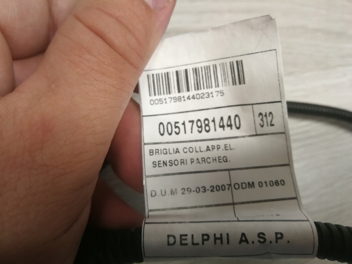 фото №8, Джгут pdc fiat 500 4 x pdc 00517981440 оригінал