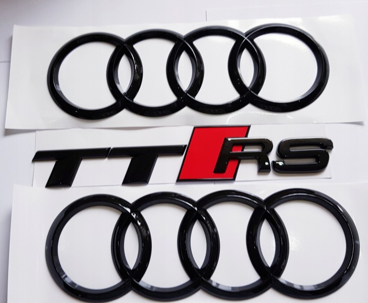 фото №3, Audi ttrs емблема чорний зад tt