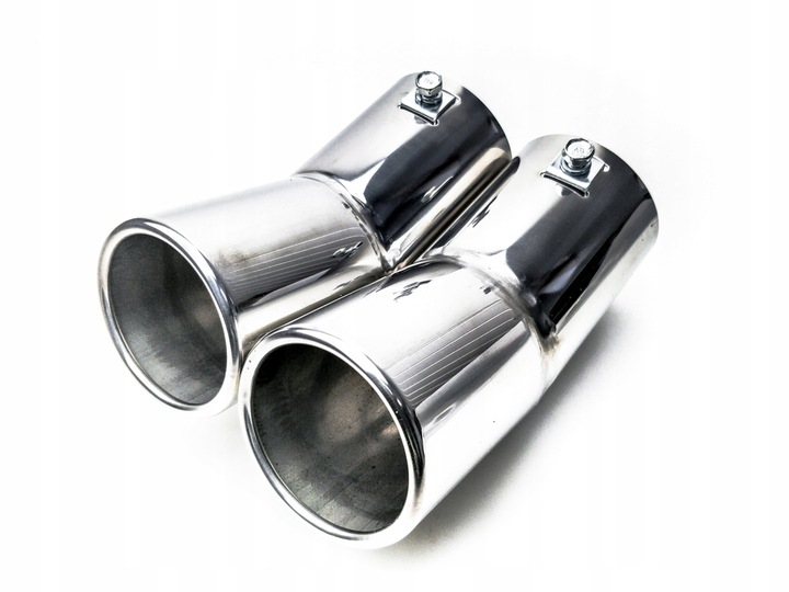 фото №5, Наконечник выхлоп двойная накладка vw golf 4 passat b5 bora vw golf iv