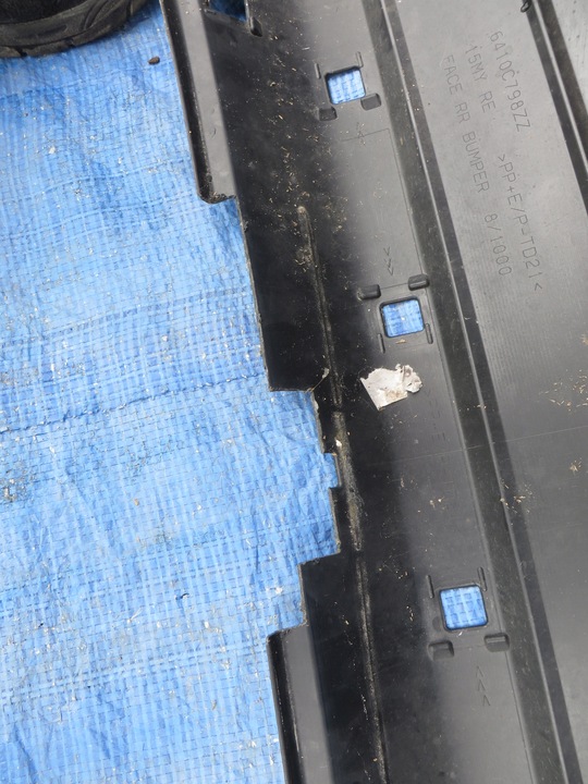 фото №11, Mitsubishi outlander 2016- бампер задній зад