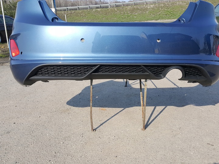 фото №3, Ford fiesta mk8 st-line 2017-2023 бампер зад pdc хром синий оригинал