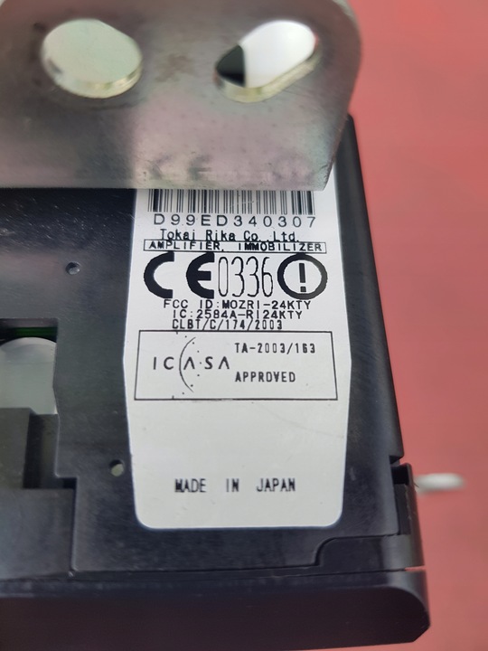 фото №2, Замок зажигания считыватель toyota corolla verso 04-08 r.