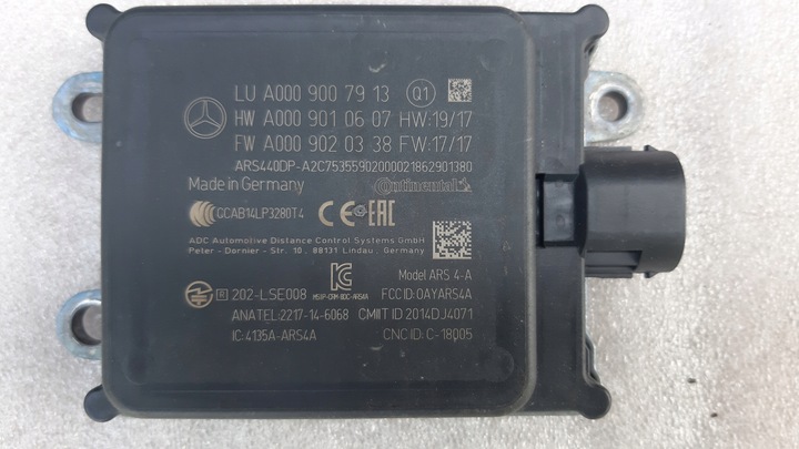 фото №1, Mercedes w205 w213 glc gle радар дистронік plus