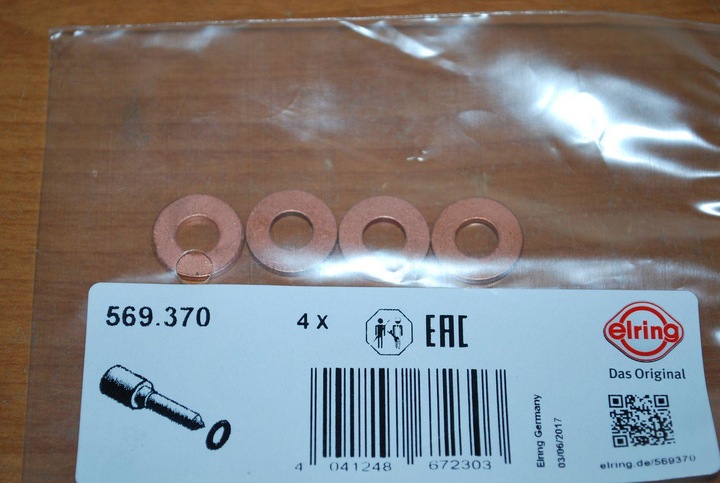 фото №3, Прокладка инжектора alfa romeo156 147 1.9/2.jtd