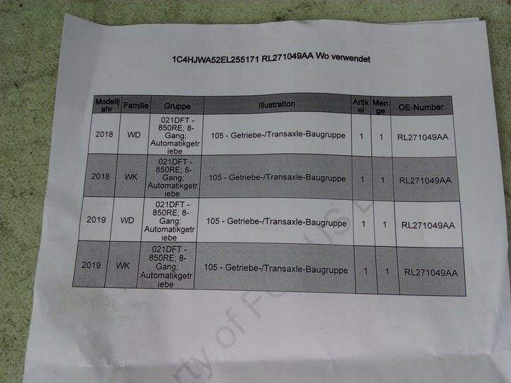 фото №6, Grand cherokee wk2 durango 3.6 b коробка передач автомат