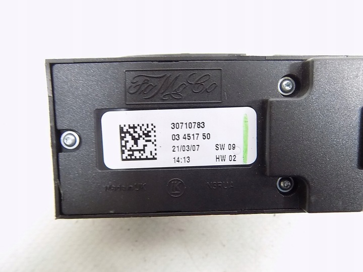 фото №11, Панель переключатель стекло зеркал 30710783 - volvo c30 06-12