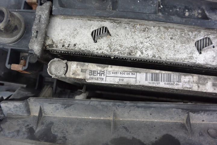 фото №8, Комплект радиатор ml gl x164 w164 3.0 cdi v6