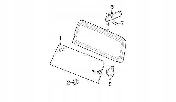 фото №5, Стекло передняя wrangler jl gladiator 68350472ad