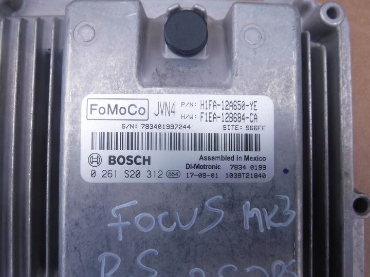 фото №3, Компьютер блок управления двигателя ford focus mk3 rs