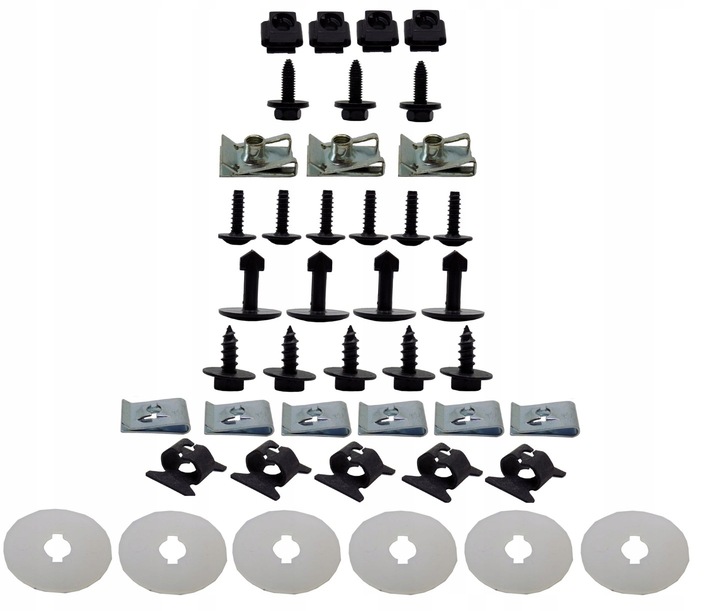 фото №1, Audi a6 c5 c6 набір кліпси захисні накладки pod двигуном