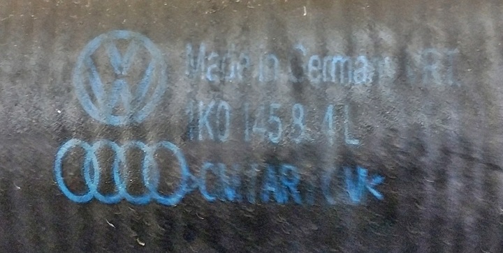 фото №5, Труба інтеркулер 1k0145770d 1k0145834l vw audi seat датчик 0281002401