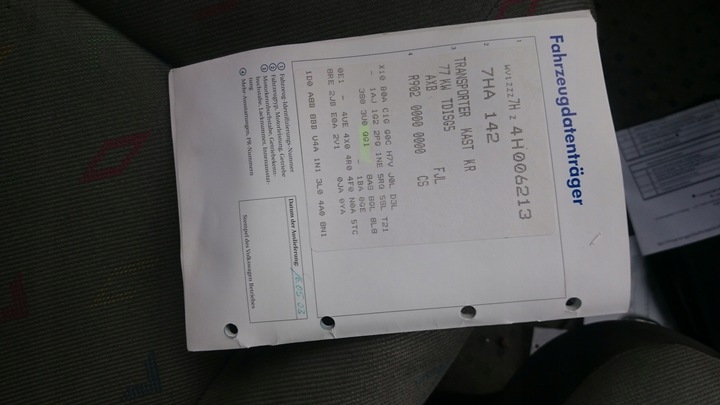 фото №6, Vw t5 панель консоль подушка безпеки 03r. eu