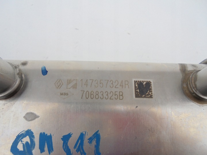 фото №6, Qashqai j11 радиатор выхлопных газов egr 147357324r 1.5 dci