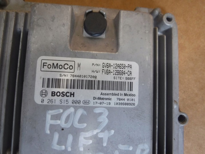 фото №3, Компьютер блок управления ford focus mk3 usa 1.0 ecoboost