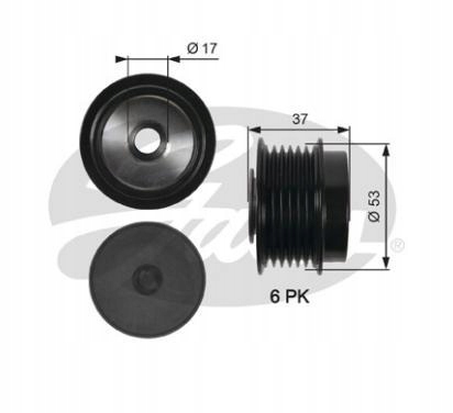 фото №2, Gates сцепление генератора chrysler voyager iv
