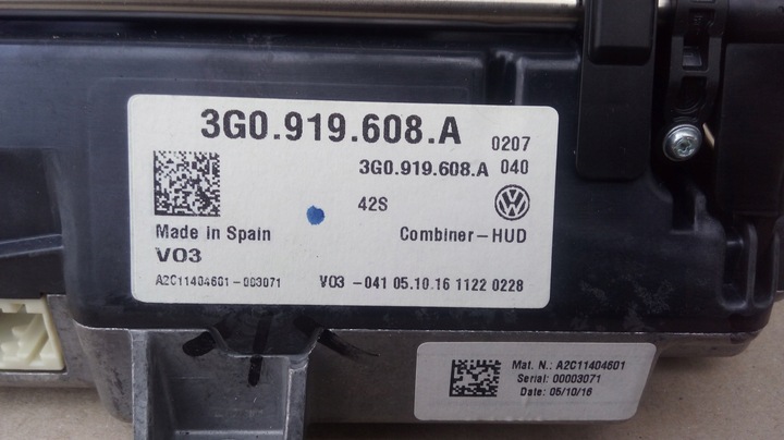 фото №6, Head up 3g0919608a vw passsat b8