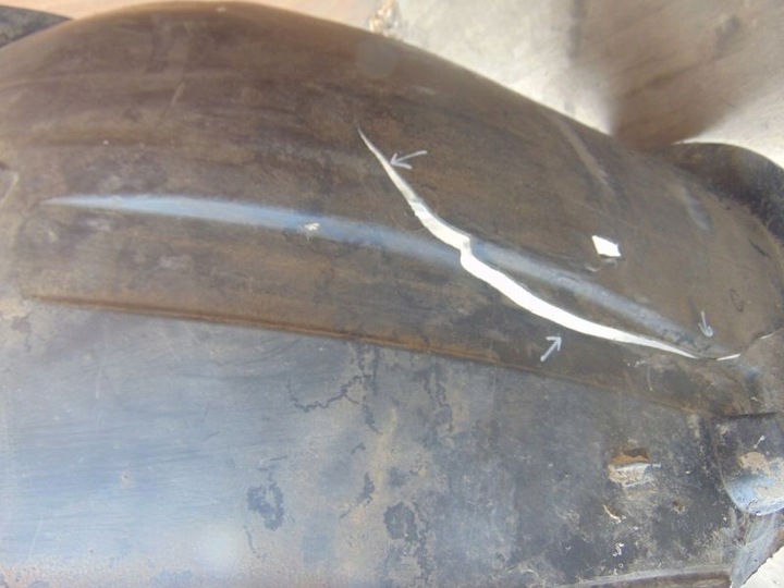 фото №9, Подкрылок левый перед citroen c4 ii b7