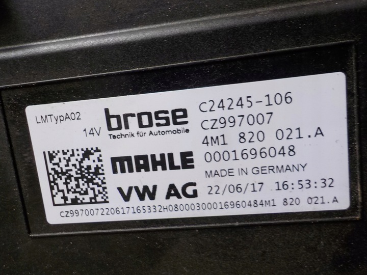 фото №4, Touareg iii 3.0tdi вентилятор повітропровід 4m1820021a