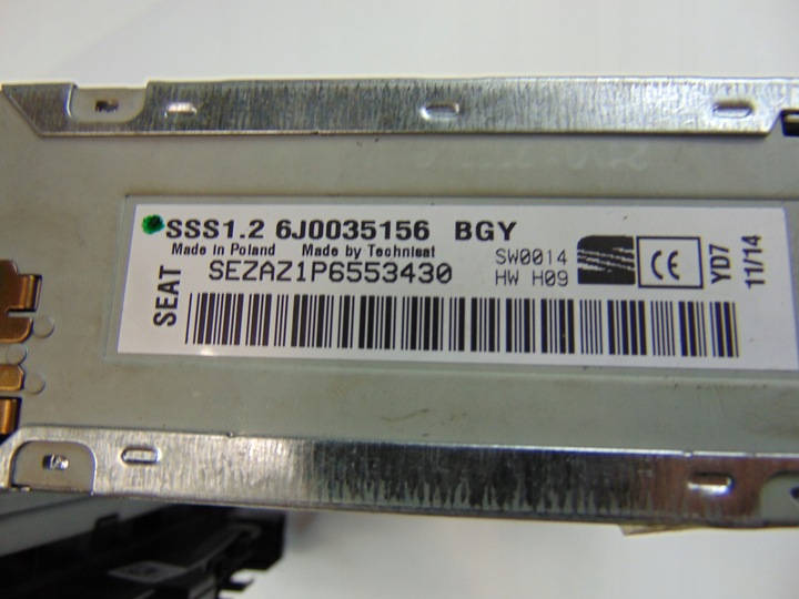 фото №7, Радіо cd seat ibiza 09- 6j0035156