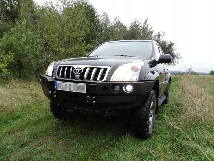 фото №11, Бампер перед toyota land cruiser 120 стальной 4x4