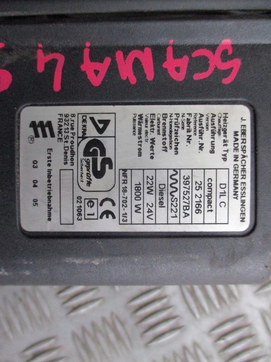 фото №12, Вебасто scania 4 95-04r 1445977