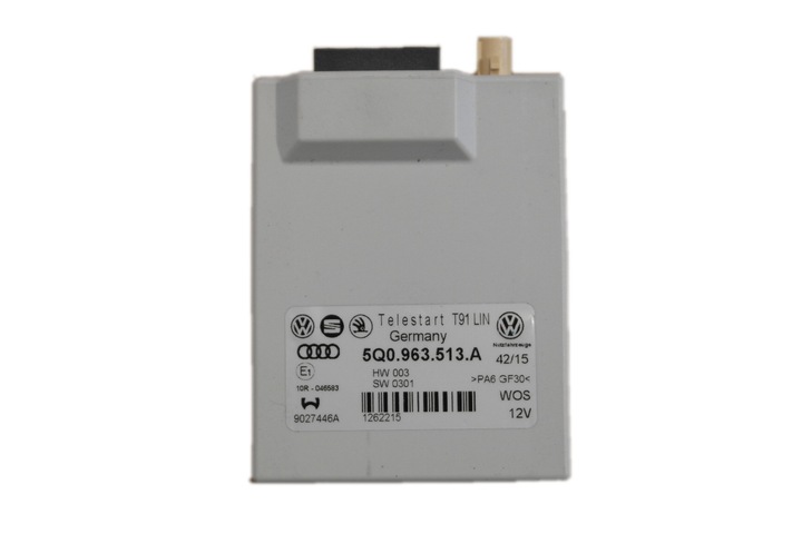 фото №1, Vw seat skoda модуль telestart t91 5q0963513a