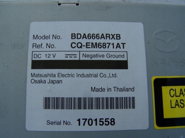 фото №4, Mazda 3 магнітола bda666arxb 09-