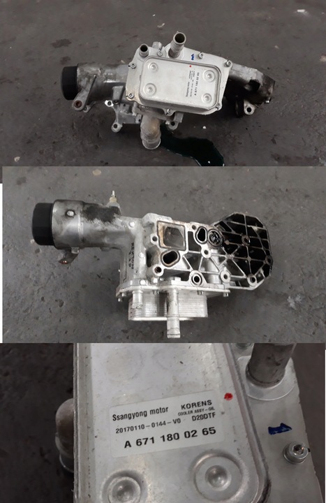 фото №1, Ssangyong rexton g4 iv 2017 - радиатор масла