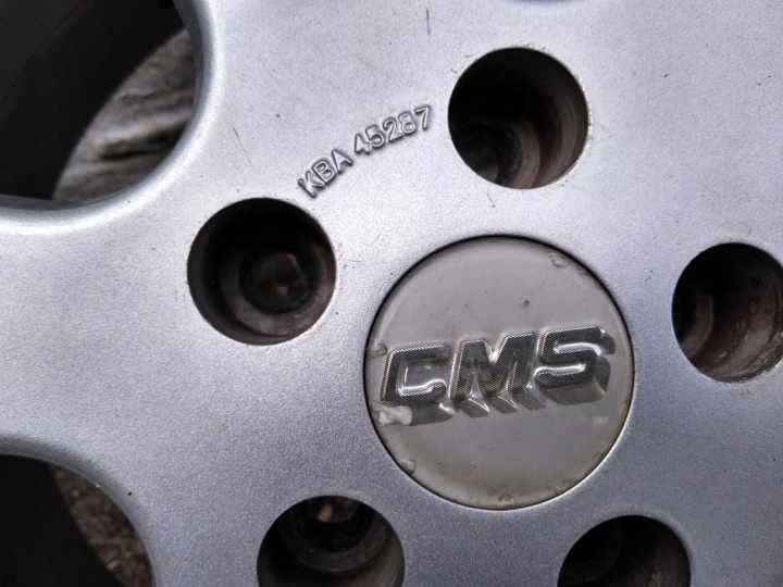 фото №10, Диски алюминий cms et40 5x112 6,5jx15 vw mazda