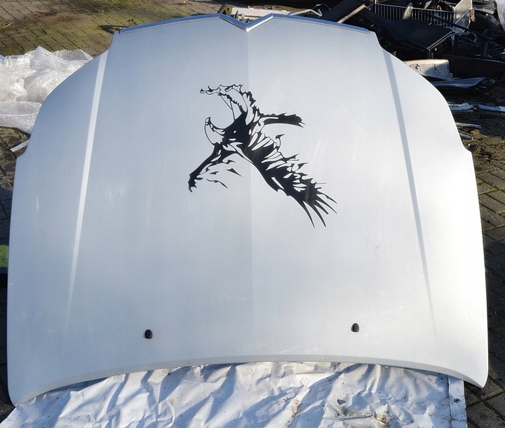 фото №6, Citroen c5 fl 2004-2008 капот кришка двигуна планка хром срібна