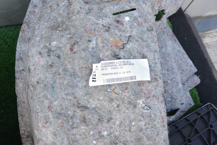 фото №15, Боковина шумоізоляція багажник mercedes w212 універсал kpl