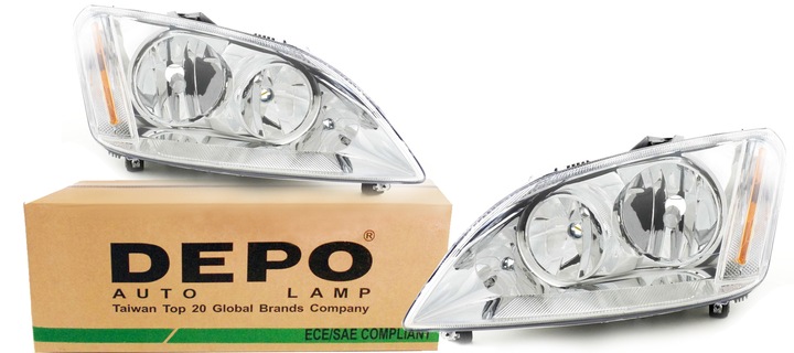 фото №1, Depo лампы фара ford focus c-max 03-07 2 szt.