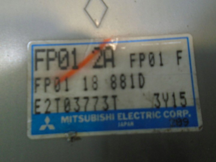 фото №5, Блок керування двигуном (ecu) mazda 626 2.0 16v fp0118881d