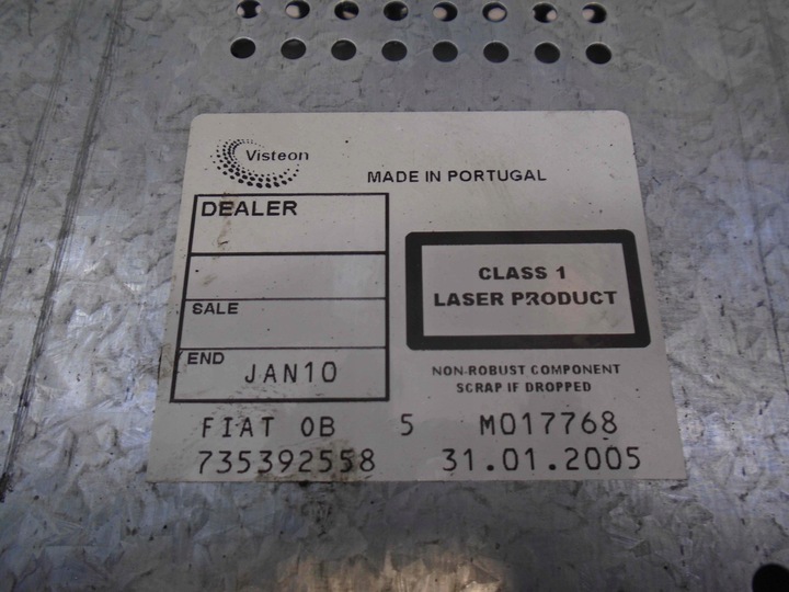 фото №3, Радіо cd fiat stilo 735392558
