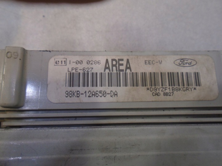 фото №6, Блок керування двигуном (ecu) ford ka 1.3 98kb12a650da