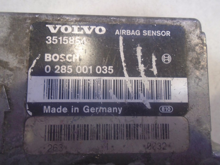 фото №6, Датчик подушка безпеки volvo 850 0285001035 3515884