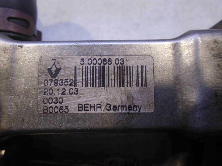 фото №6, Радіатор вихлопних газів egr scenic ii 1.9 dci 8200360566a