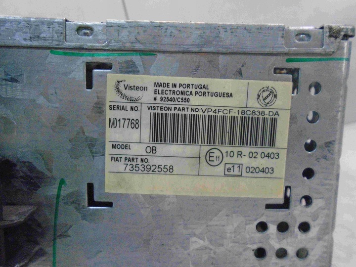 фото №5, Радіо cd fiat stilo 735392558
