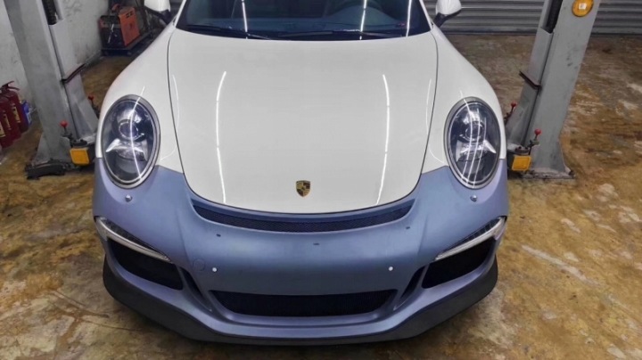 фото №12, Бампер передній porsche 911 997 2005-2012 вигляд 991 gt3 design