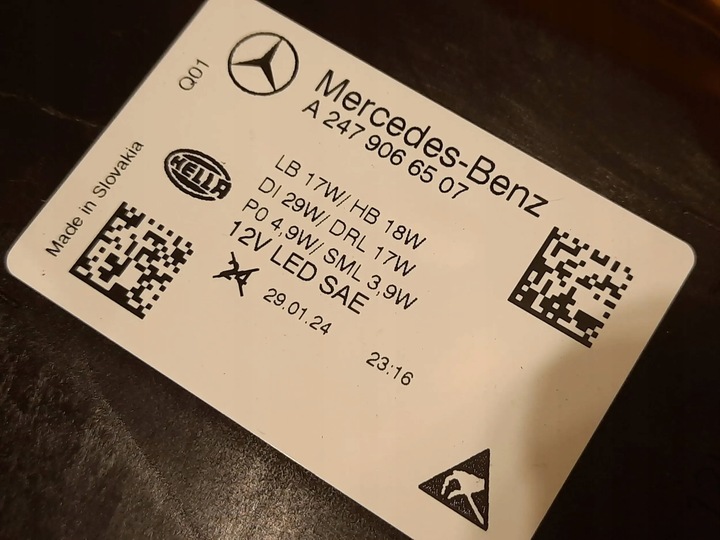 фото №12, Mercedes gla h247 лампа перед левая performance usa a2479066507