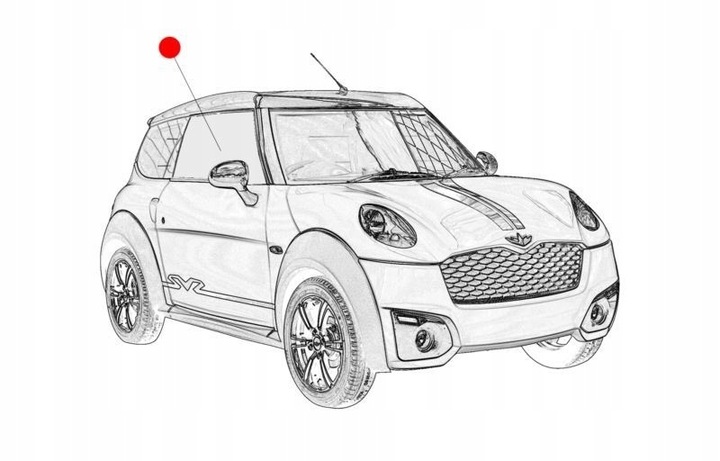 фото №1, Стекло правая дверь chatenet ch26