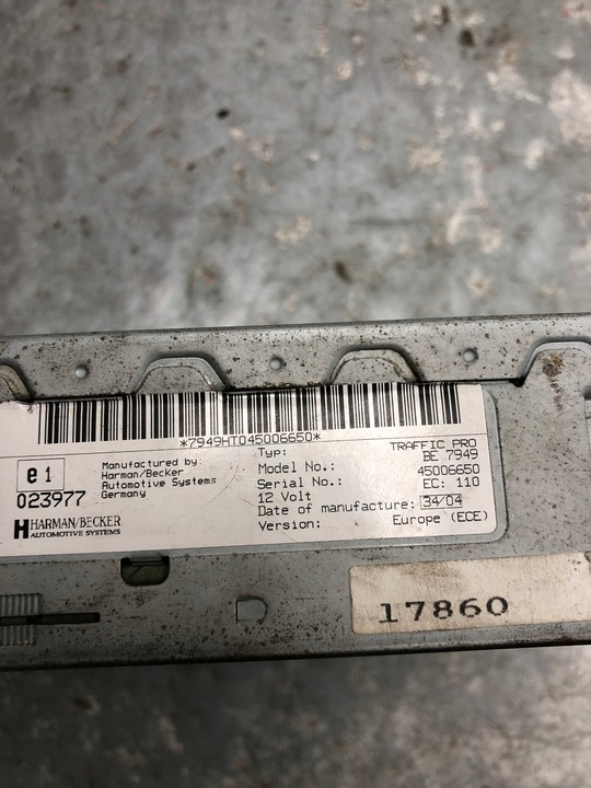 фото №10, Радио cd becker traffic pro be7949 45006650