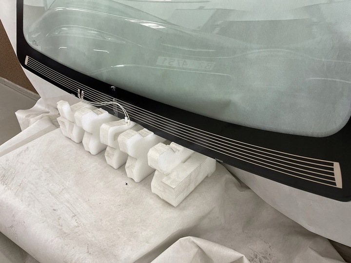 фото №5, Ssangyong chairman стекло передняя 1999-2009 датчик