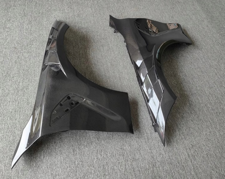 фото №11, Крила передні карбонові легкий карбон bmw m3 g80 g81 dry карбон