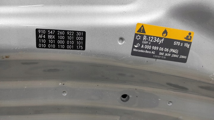 фото №9, Mercedes c класс w206 amg капот крышка двигателя оригинал.