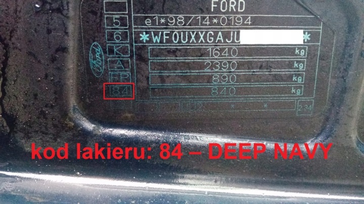 фото №12, Дверь правая зад 84 ford fusion mk1 i 02-05