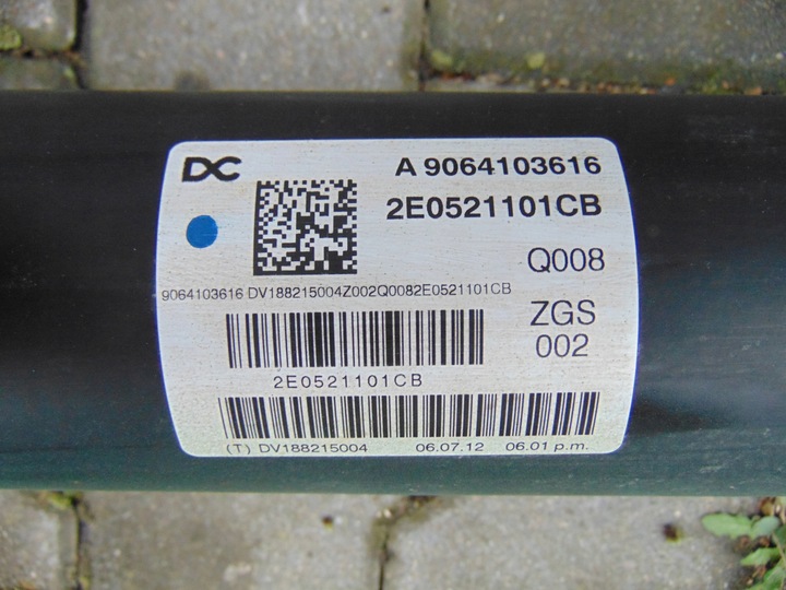 фото №11, Wał привідний vw crafter sprinter 2e0521101cb a9064103616