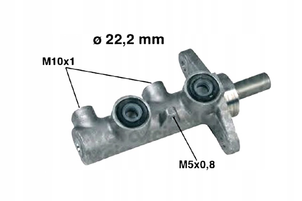 фото №8, Главный тормозной цилиндр cifam 202-333 honda