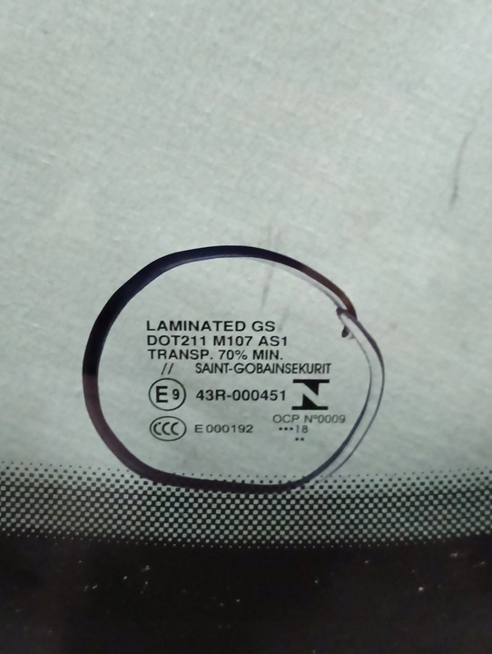 фото №2, Стекло передняя citroen c-3 aircross 17- камера датчик с подогревом оригинал. lamited